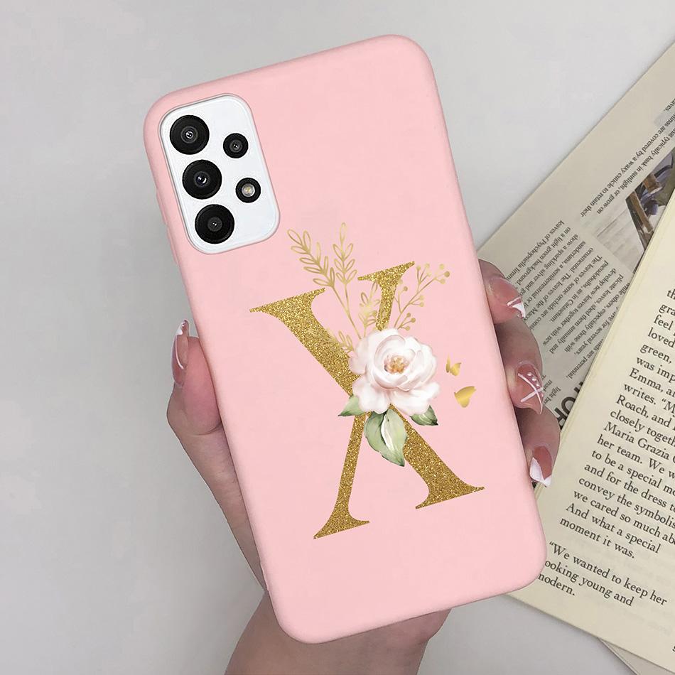 

For Samsung Galaxy A23 4G 5G Case Pretty Letters Silicon Back Cover Phone Case For SamsungA23 A 23 SM-A236U SM-A235F Case Fundas Galaxy A23 5G