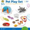 Melissa & Doug Examine and Treat Pet Vet Play Set - Kids Veterinary Play Set Kids Pet Haircut Play Set STEAM Toy Pretend Play