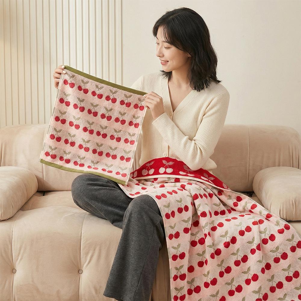 7A Antibacterial Large Bath Towels - Pure Cotton, Absorbent, Fast Drying, Shed-Resistant for Men & Women