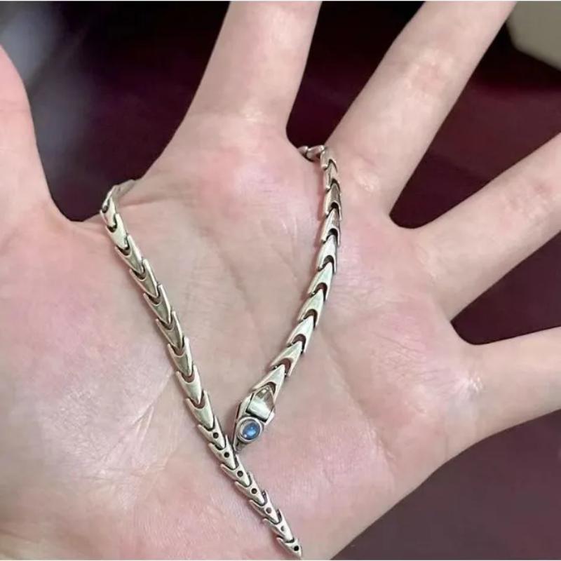 Snake Shape Heavy Bracelet Super Cool Light Luxurious Temperament Versatile Fashion Bracelet
