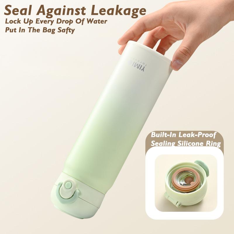 500ml Großvolumiger verdickter 316 Edelstahl Vakuum Wärmeisolierung tragbarer Becher Thermosflasche Wasserflasche Kaffeetasse