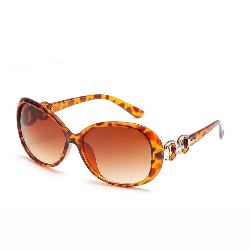 New Large Frame Oval Shape Sunglasses Women's Brand Designer Fashion Sun Glasses Women's Outdoor Driving Travel Eyewear UV400