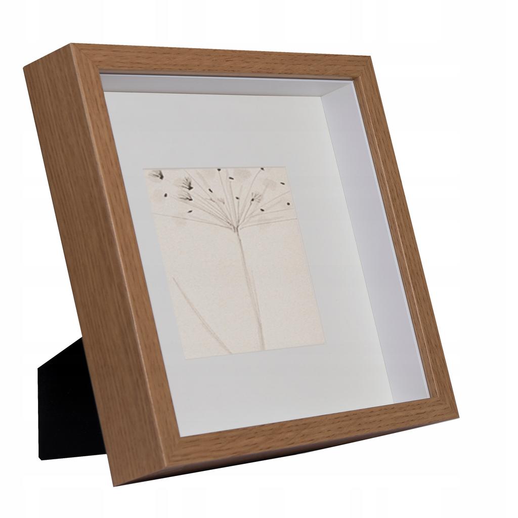Photo Frame 016/47 M043/M015 White/Oak 23X23 Cm 3Pak