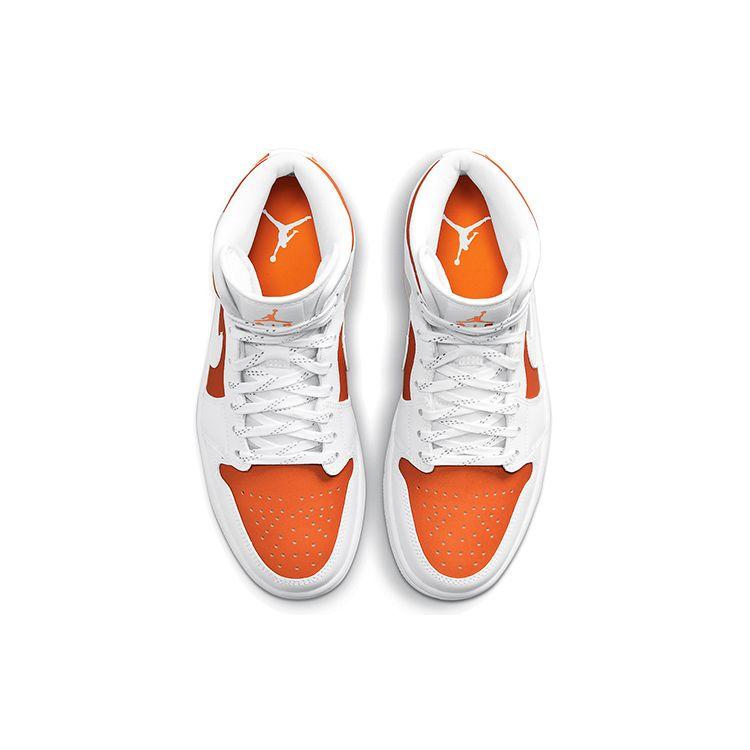 Air Jordan 1 Mid SE Bright Citrus Women Sneakers Orange White CZ0774-800