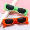 SHAUNA Ins Popular Fashion Small Rectangle Sunglasses Women Vintage Jelly Color Eyewear Men Square Trending Sun Glasses UV400