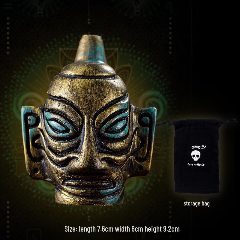 

Саньсиндуй Ацтекский свисток Игрушка-розыгрыш - Культурный креативный артефакт для снятия стресса и Интернет-сенсация.