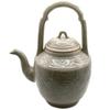 Tea Ceremony Celadon Carved Water Peony Arabesque Hozan Utensils, Jug, Design, Unrin-in Temple,