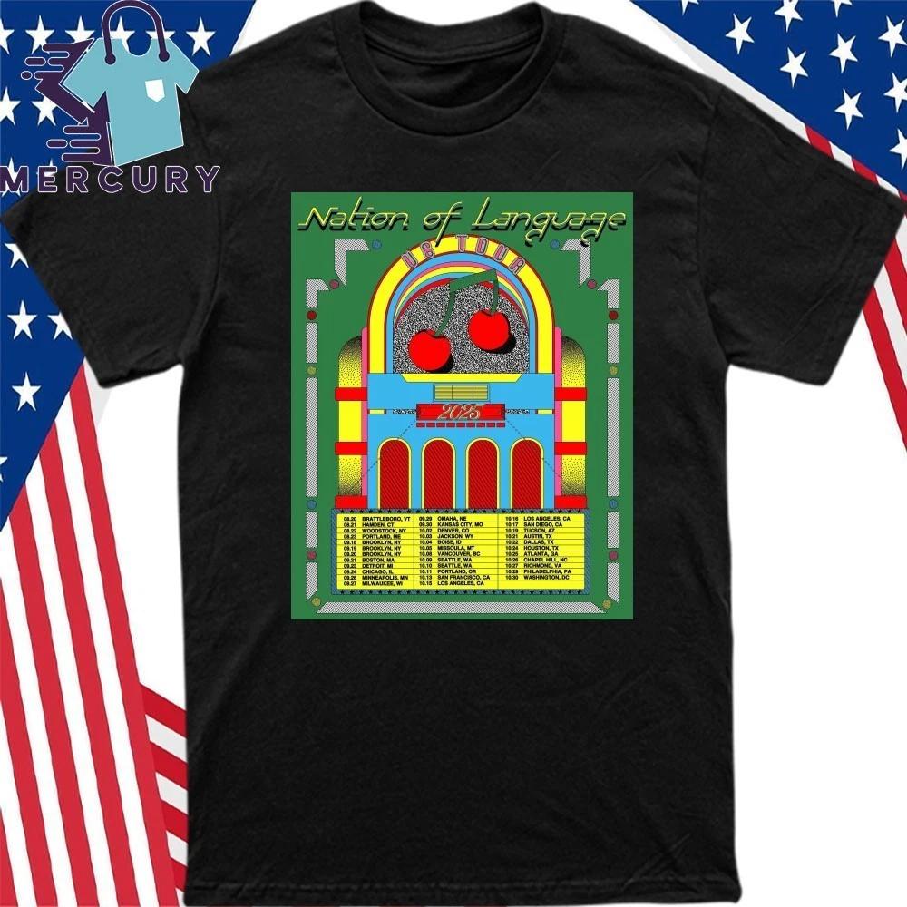 Nation Of Language US Tour 2025 Poster Shirt S