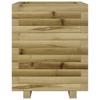 Vidaxl Donica Ogrodowa, 40X40X49,5 Cm, Impregnowane Drewno Sosnowe