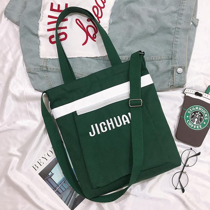 Women'S Bag Large Capacity Small Daisy Messenger Bag Canvas Bag Women'S Shoulder Casual Handbag