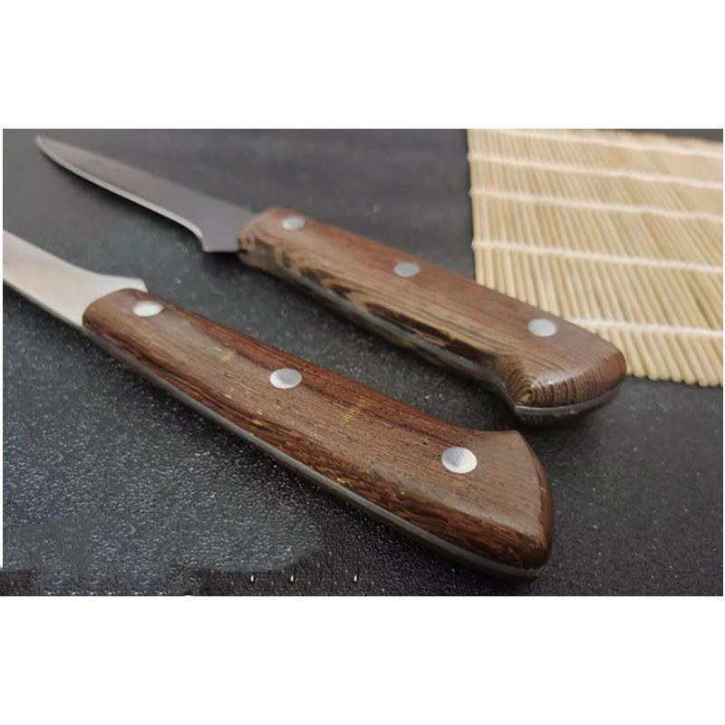 Stainless Steel Boning Knife Sushi Knife Kitchen Utility Knives Meat Bone Fruit Vegetables Cutter Tool