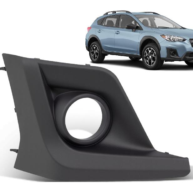 Left Fog Light Bezel Cover Compatible with Subaru Crosstrek 2018-, Left Driver Side Lamp Trim Cover with Fog Light Hole Replaces 57731FL092 SU1038121