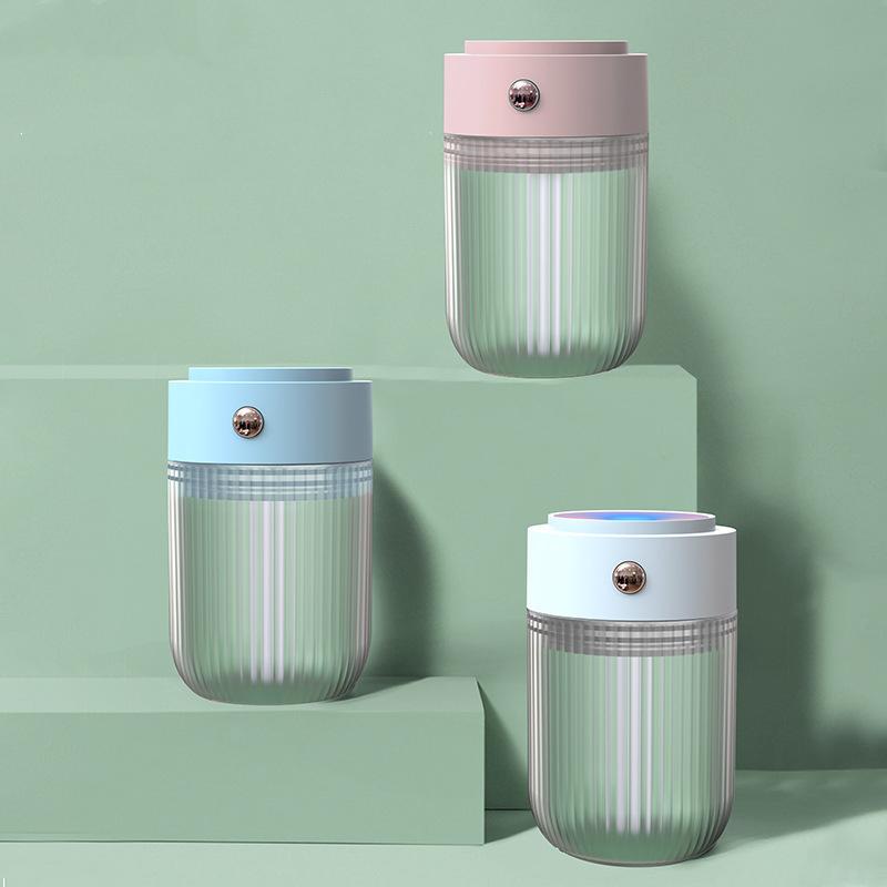 Portable Ultrasonic Humidifier Usb Mini Mist Fogger Car Air Freshener Purifier With 7 Color Light Umidificador For Home Office
