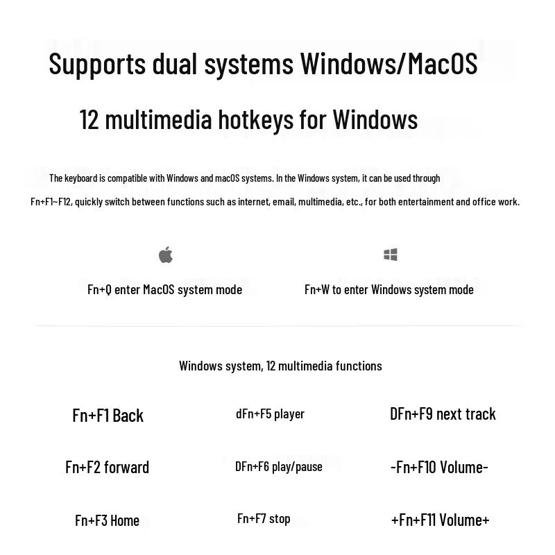 Rapoo 9000S Multi-Mode Wireless Keyboard and Mouse Combo