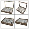 Watch Storage Box Watch Collection Box with 12 Slots Watch Display Case Watch Organizers Suitable for Jewelry Stores