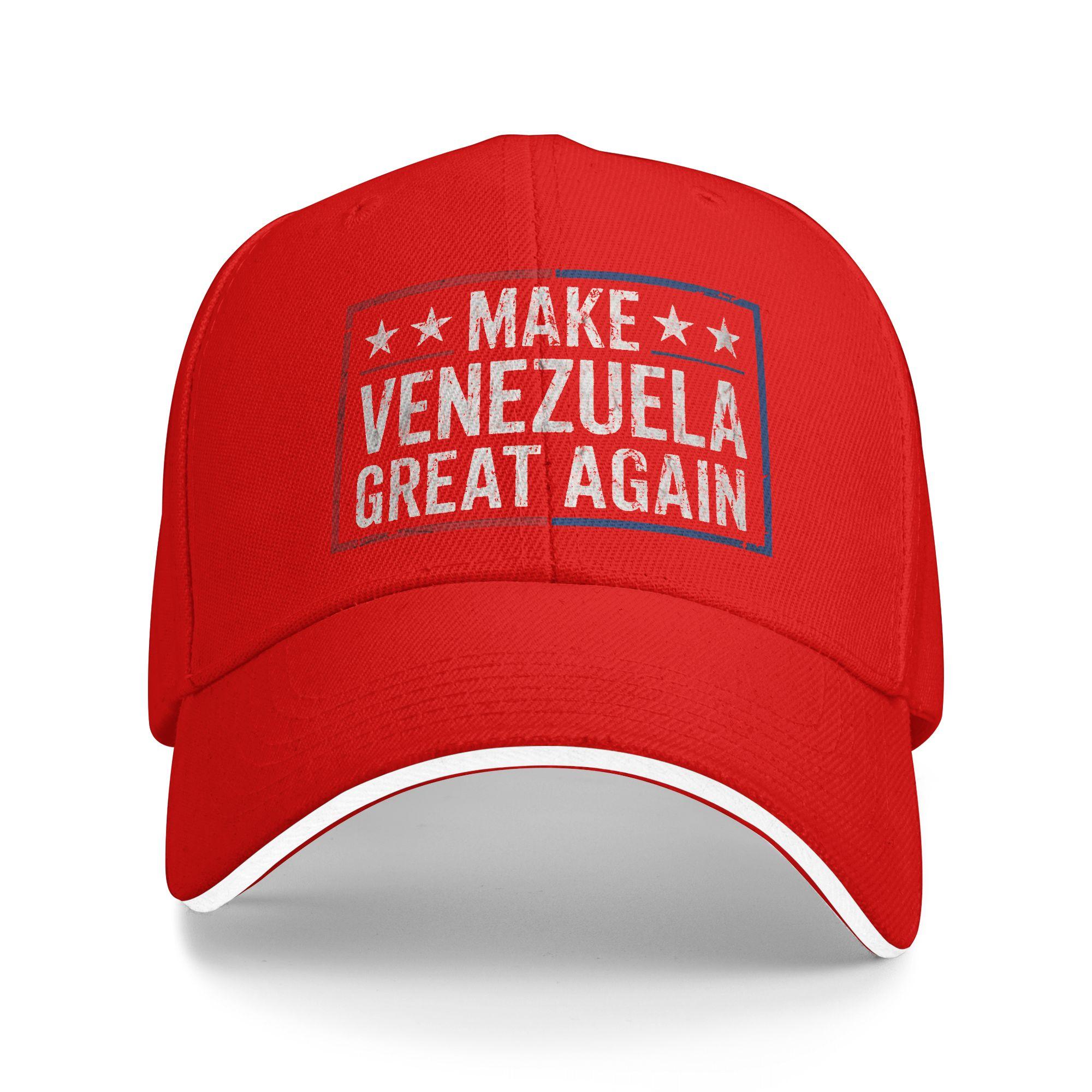 Make Venezuela Great Again Unisex s Women s Baseball Cap Casual Outdoor Cap  Hip Hop Sunscreen Hats Spring Adjustable Hat One Size
