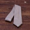 Neue Mode PU-Leder Krawatten für Männer Reine Solide Schwarz Weiß Krawatten 5,5 cm Schmale Krawatte Hochzeitsfeier Business Anzug Zubehör