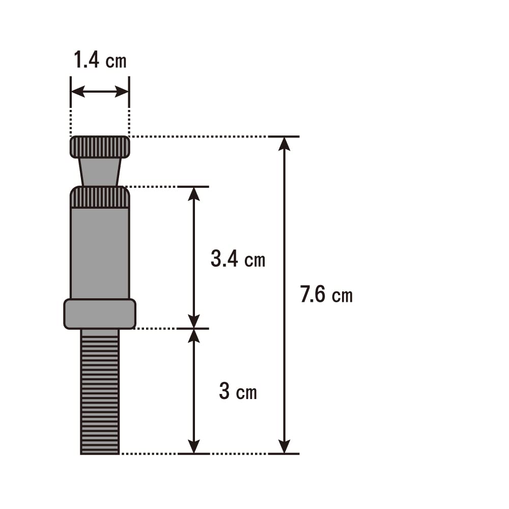 Universal Round Mini European Turn Signal Black/Clear M10*76mm with Mounting Stays Set of 4