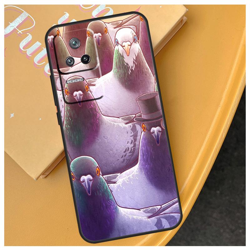 The Pigeons Case For Xiaomi 14T Pro 11T 12T 13T 13 14 15 Ultra POCO X6 Pro X3 X5 M6 F5 F6 X7 Pro Cover