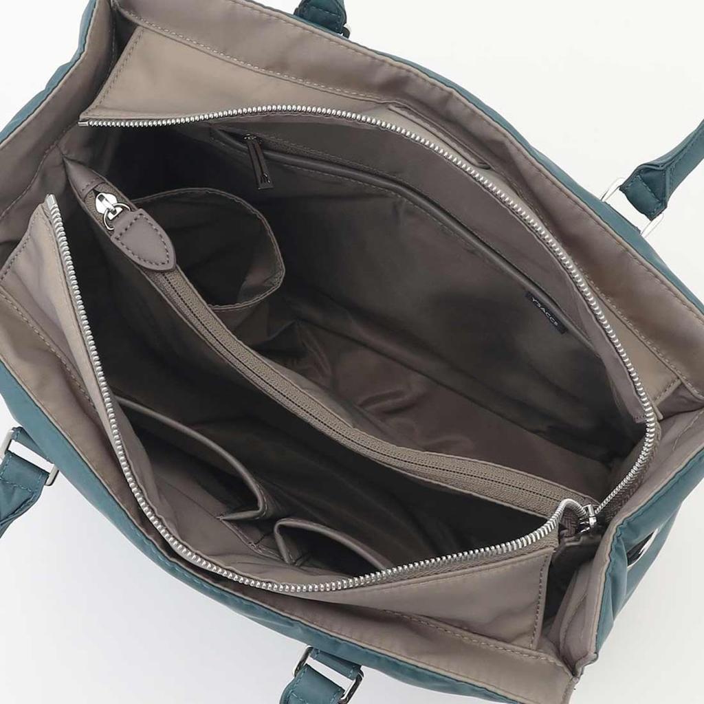 Isaac Twill Nylon Square Tote, Medium, 2004802, Blue (60)