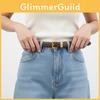 Echter Leder Damen Freizeitgürtel Für Kleider Und Jeans Mit Metallschnalle Für Den Täglichen Gebrauch