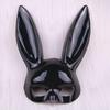 Halloween Bunny Girl Cosplay Mask with Rabbit Ears for Nightclubs & Masquerades