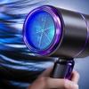 Portable Foldable Hair Dryer with Blue Light Technology High Power Compact Design for Home Dormitory Use Lightweight Travel Hairdryer