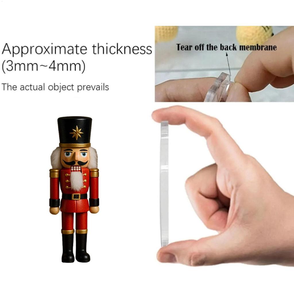 2D Flat Acrylic Nutcracker Advent 24-Days Christmas Nutcracker Ornaments 2026 Holiday New Year Pendant Advent Home Decoration