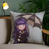 Gorjuss Cartoon S-Santoro Gorjuss Pillow Case Anti-Dustmite Pillowcase Invisible Zipper Silky Short Plush Sofa Cushion Cover