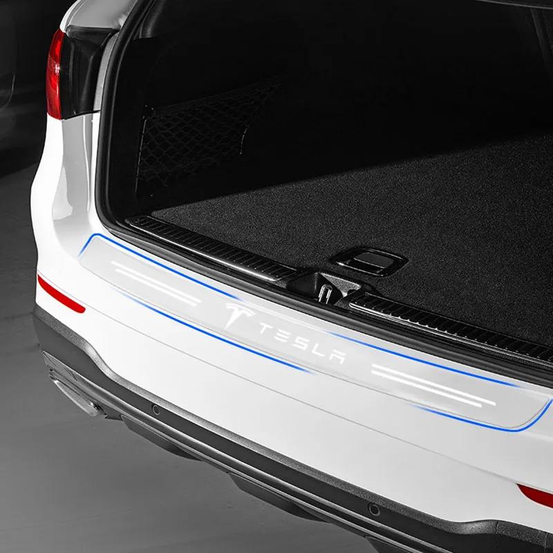 ALK1 Emblema Transparente para Porta-Malas de Carro Adesivo Protetor 3D para Tesla Model 3 Model X Y TM3 TMX TMS S 2016-2020 Decalques Calotas Centrais de Roda