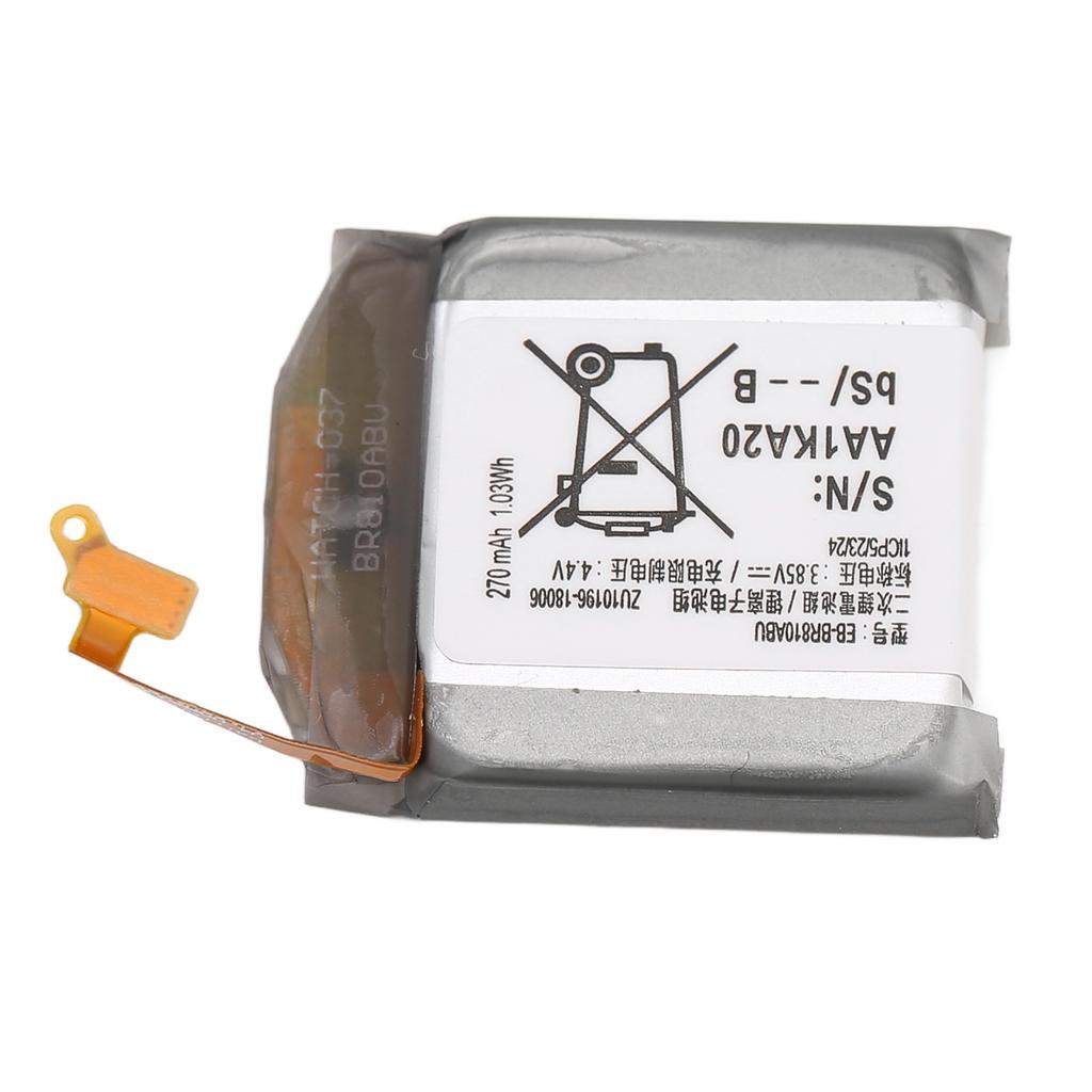EB BR810ABU Akku-Ersatz für Galaxy Watch Gear S4 42 mm SM R810 R815U, 1,03 Wh, 270 mAh, 3,85 V