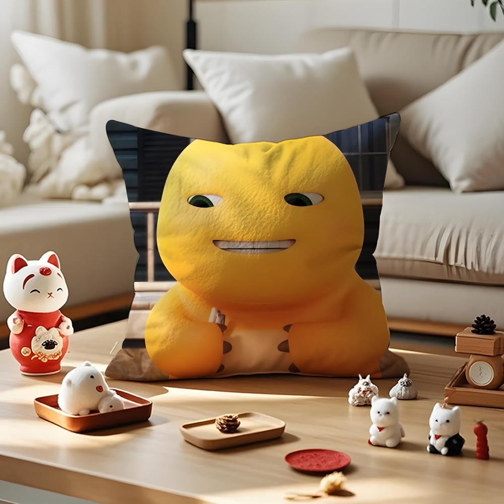 

NNAILONG CARTOONB Pillow Case Antidustmite Pillowcase Invisible Zipper Silky Short Plush Sofa Cushion Cover 30X30cm