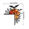 1PC Unique Halloween Door Lintel Decoration Spider Web Door Corner Decoration 25x22cm