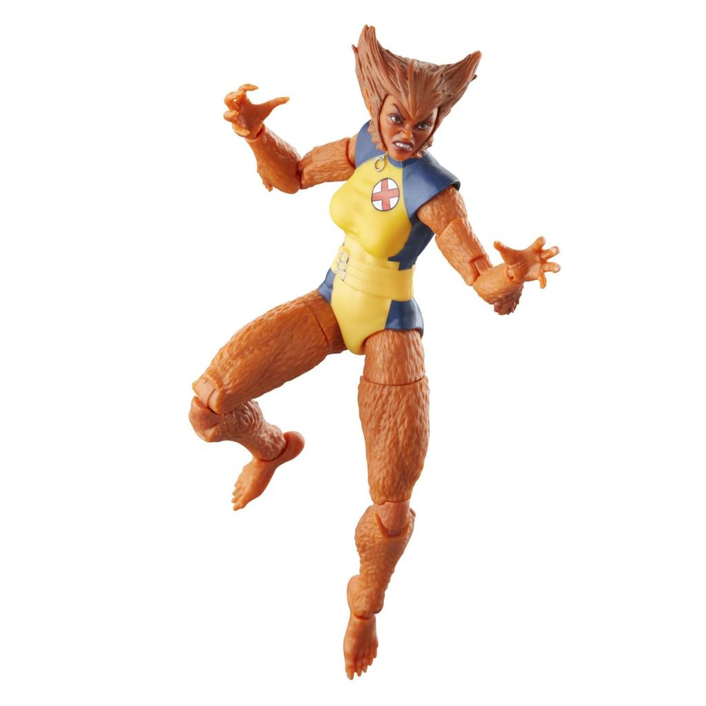 Hasbro Marvel Legends Series Wolfsbane Comics Collectible Action Figure with Authentic 6-inch (15cm) Build-A-Figure Parts, F9074,