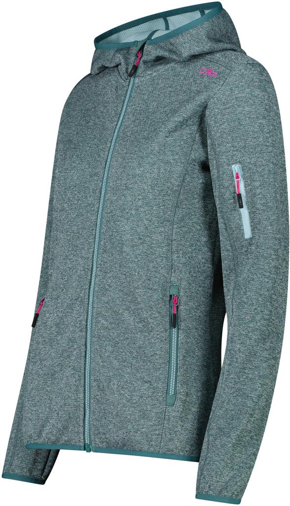 Куртка CMP Woman Fix Hood Jacket (30H5856) Флисовая куртка Woman Fix Hood (30h5856-21et) agave-opale