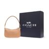 Coach Swinger 20 Solid Color Zipper Closure Leather Underarm Bag Mahjong Bag Tote Bag Shoulder Bag Small Women Bags Light-Brown C2643-B4NA