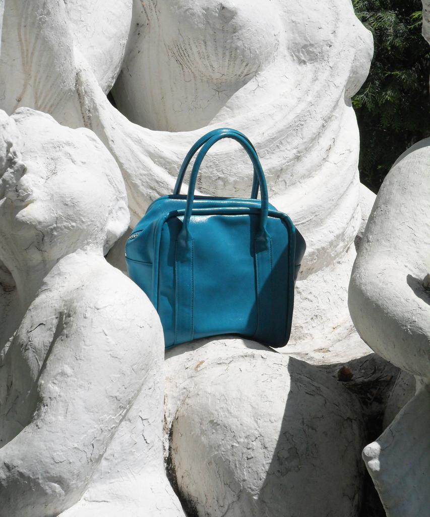 Yeomim Mini Box Bag (Aqua)