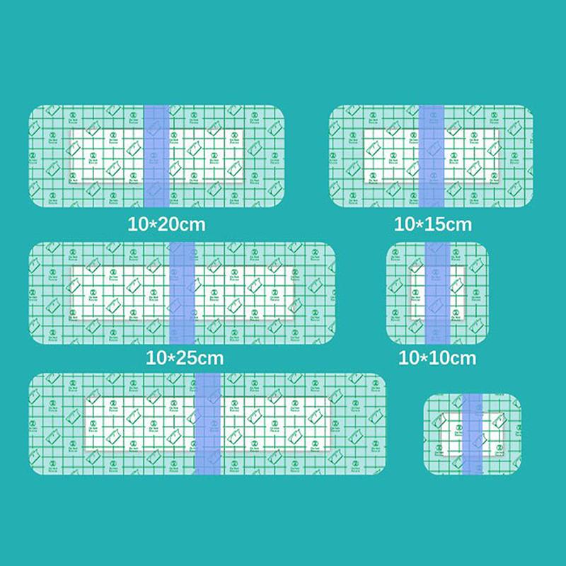 10/20Pcs Waterproof Transparent Pu Adhesive Wound Dressing Fixer Band Aid Bandage Wound Protective Sticker First Aid Tool