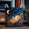 Quilted Laundry Basket Large Capacity with Handles Organizer Foldable Soft Storage Box for Nursery Bedroom Laundry Room
