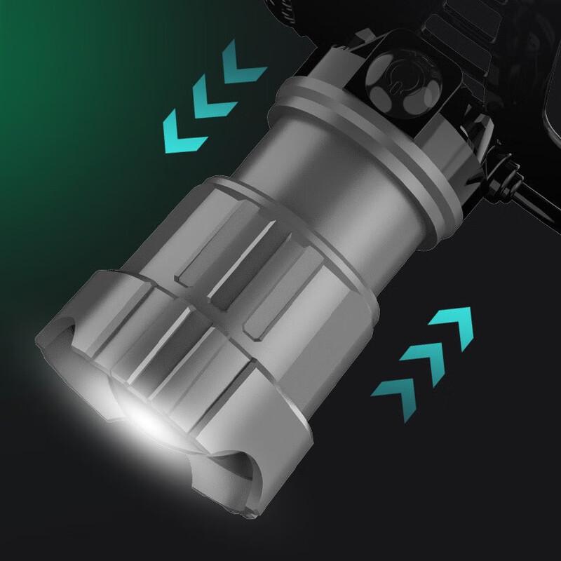 UOSU Rechargeable White Laser Zoom Headlamp