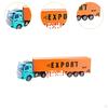 Assembled Truck Model Carrier Versatile Easy Assembly Semi-trailer Transport for Indoor
