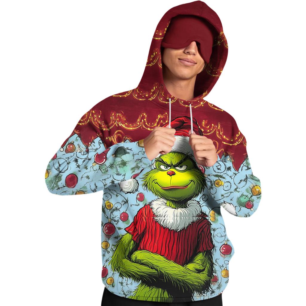 Men's Fleece Hoodie Casual Long Sleeve Sweatshirt