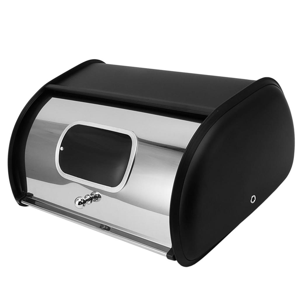 Bread Bin Bread Box Bread Holder Storage Container With Small Window for Kitchen Countertop