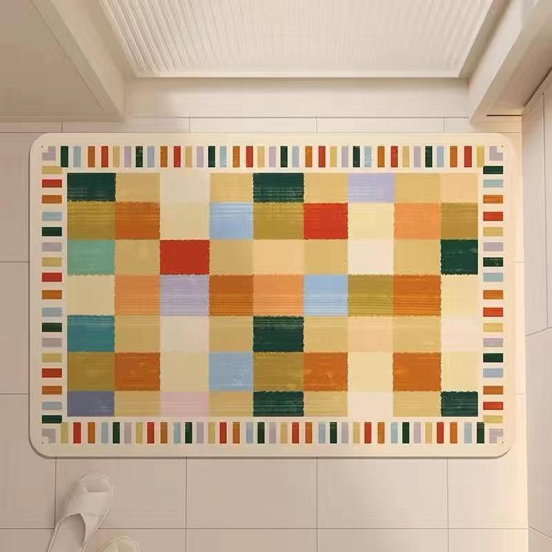 Diatom Mud Carpet Water Absorption Floor Mat Household Toilet Bathroom Non-Slip Foot Mat
