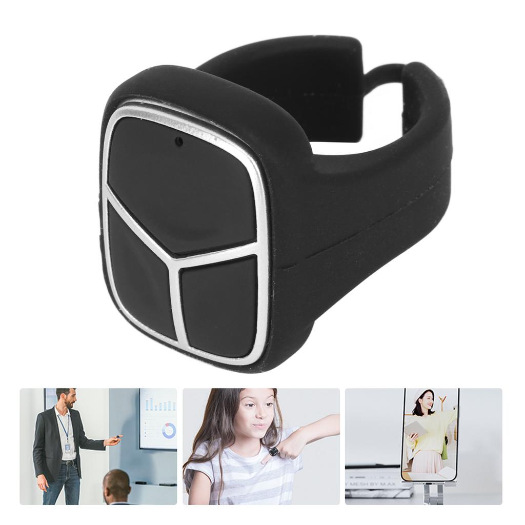 Bluetooth Button Clicker Wireless Bluetooth Remote Control with Indicator Light Page Turner Camera Remote Shutter Selfie Button