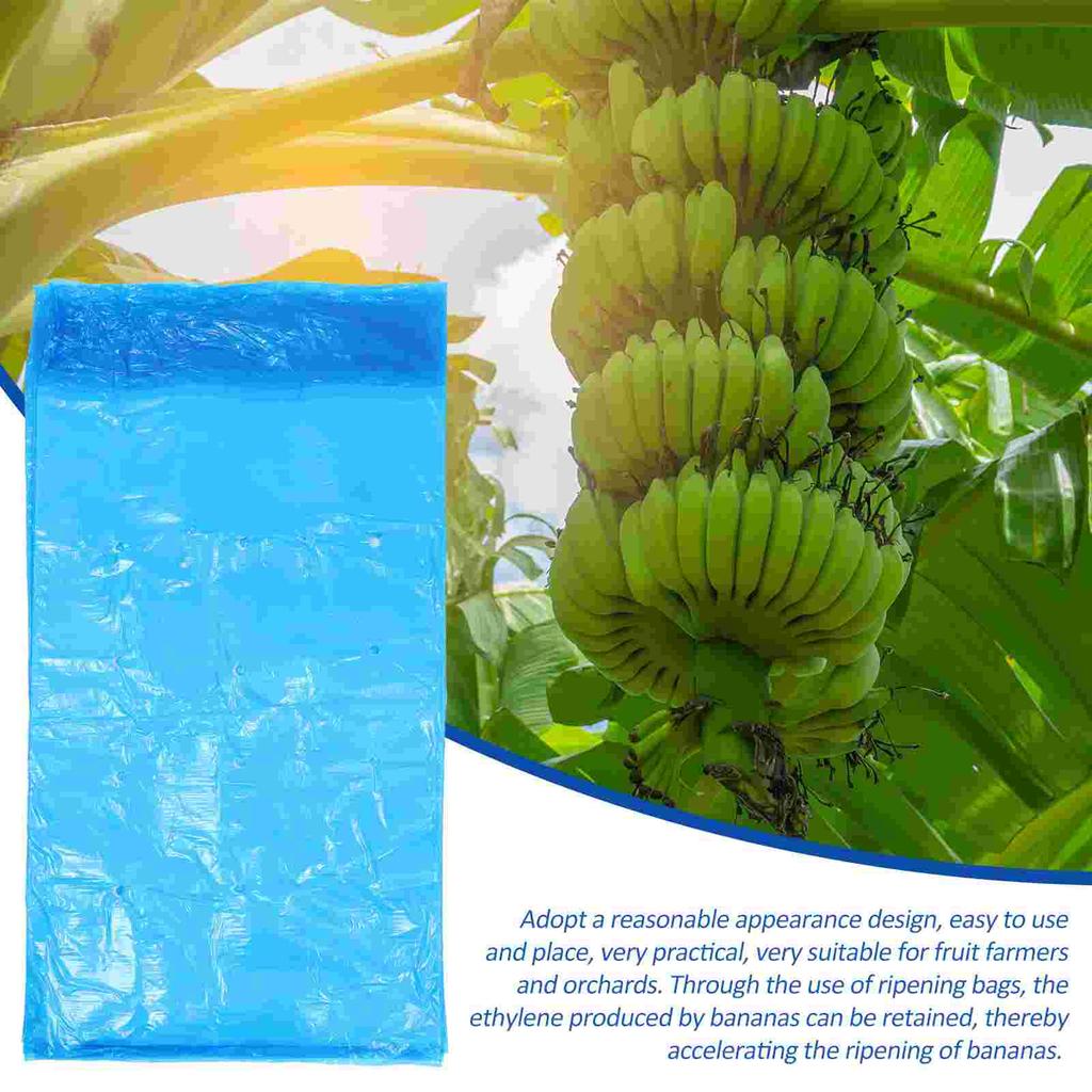 5 Pcs Banana Ripening Bag Reusable Fruit Protector Non Woven Fabric Garden Plant Cover Ethylene Retention Grow Bag For
