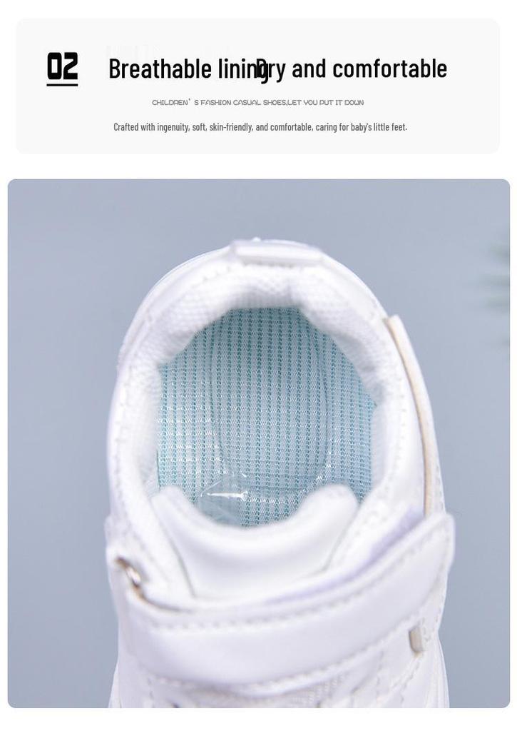 Kids' Breathable Skate Shoes - Lightweight, Comfortable & Wear-Resistant Sneakers for Boys & Girls