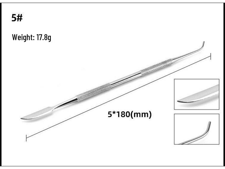 Set de Îngrijire Dentară din Oțel Inoxidabil: Instrumente de sculptat și umplere cu cuțit și lingură de ceară