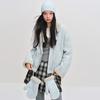 Ledian Barn Style Lapel Winter Jacket with Gloves