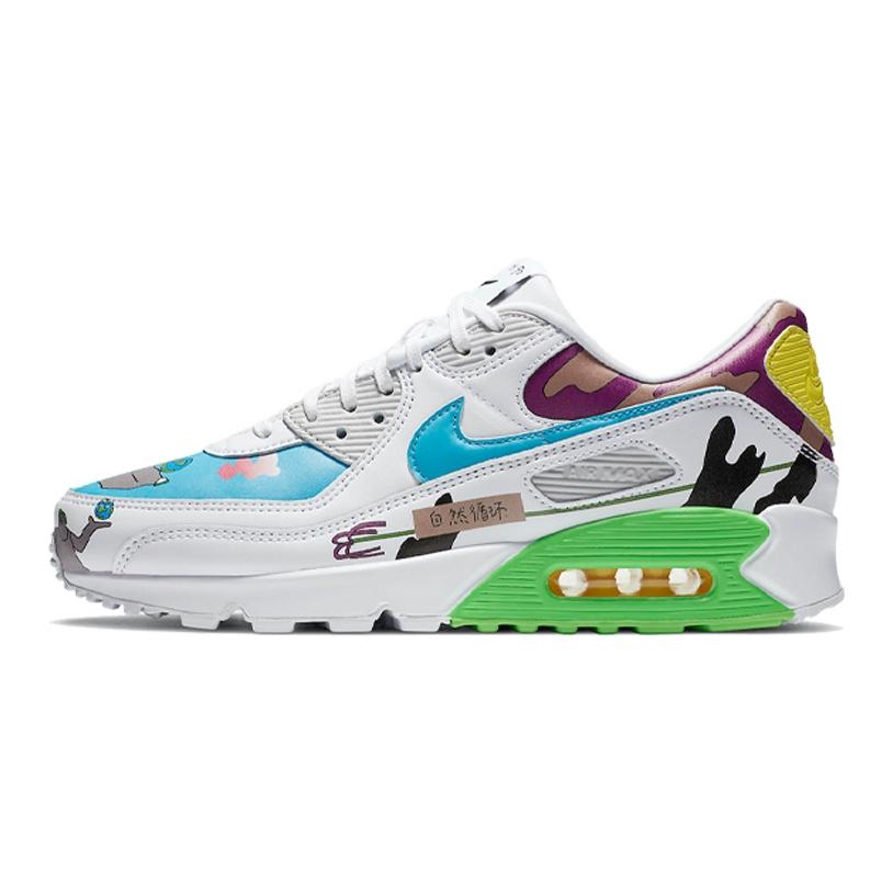 

Новая коллаборация Ruohan Wang x Nike Air Max 90 Retro Граффити Уличные Синтетическая кожа Низкие Кроссовки для бега Унисекс CZ3992-900 37.5